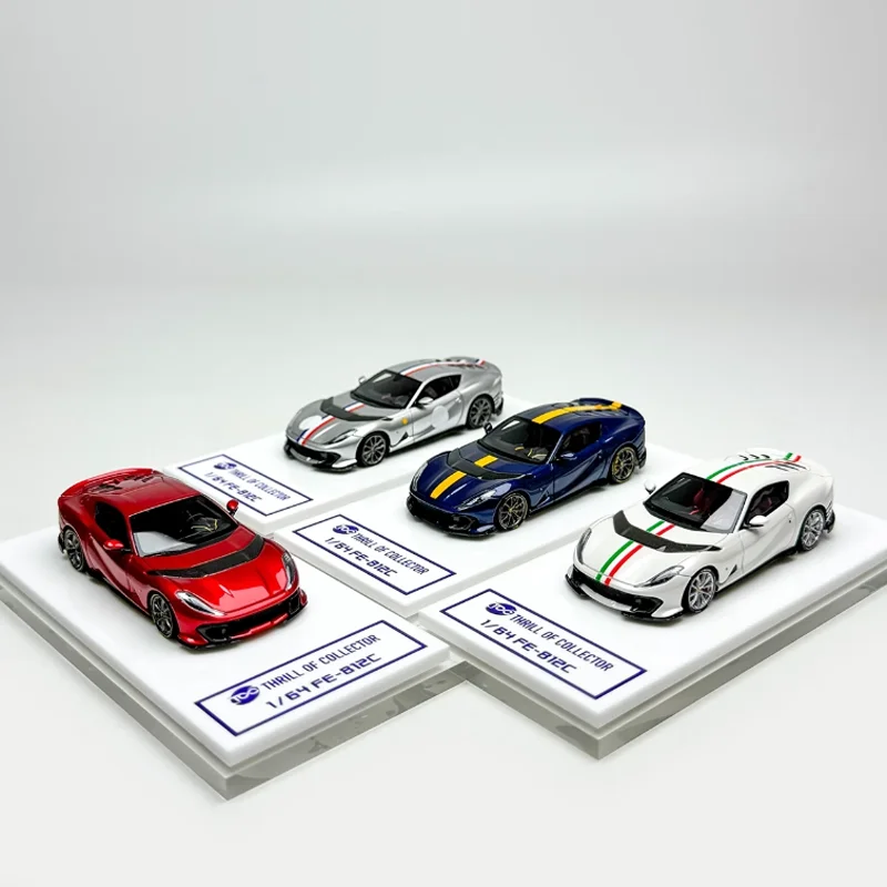 FuelMe X TOC Resin 1:64 Scale 812C Simulation Car Model Classics Adult Souvenir Gift Static Display