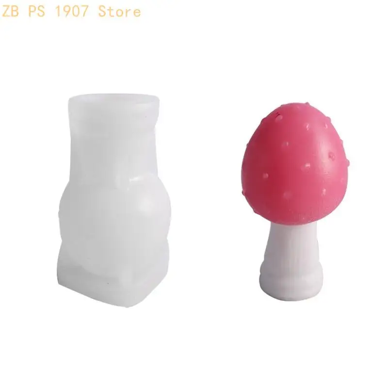 

Mushroom Mold Gypsum Ornament Mould Home Decoration Molds Handmade Jewelry for Aromatherapys Enthusiasts 55KA