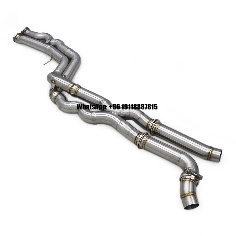 

Auto Exhaust Equal Length Midpipe Ready Stock for BMW M2C M2 Competition F87 S55 3.0T 2018-2023 Racing Car SS304 Exhaust Pipe