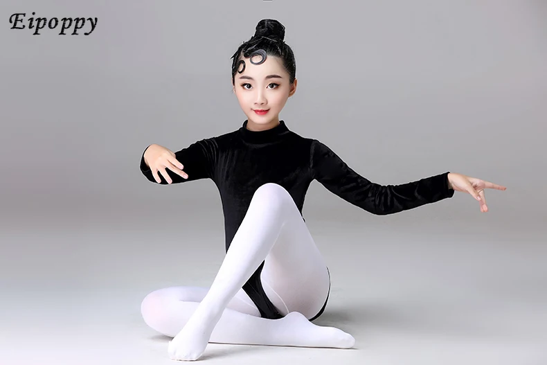 ليغنغز رقص أبيض وأسود للأطفال ، جمبسوت قطن للبنات ، جوارب ، ربيع ، صيف