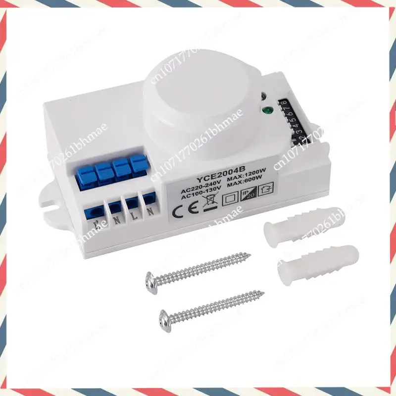 -A21Z 220V 360 Degree Microwave Sensor Light Switch Induction Microwave Motion Sensor Switch Vibration Sensor
