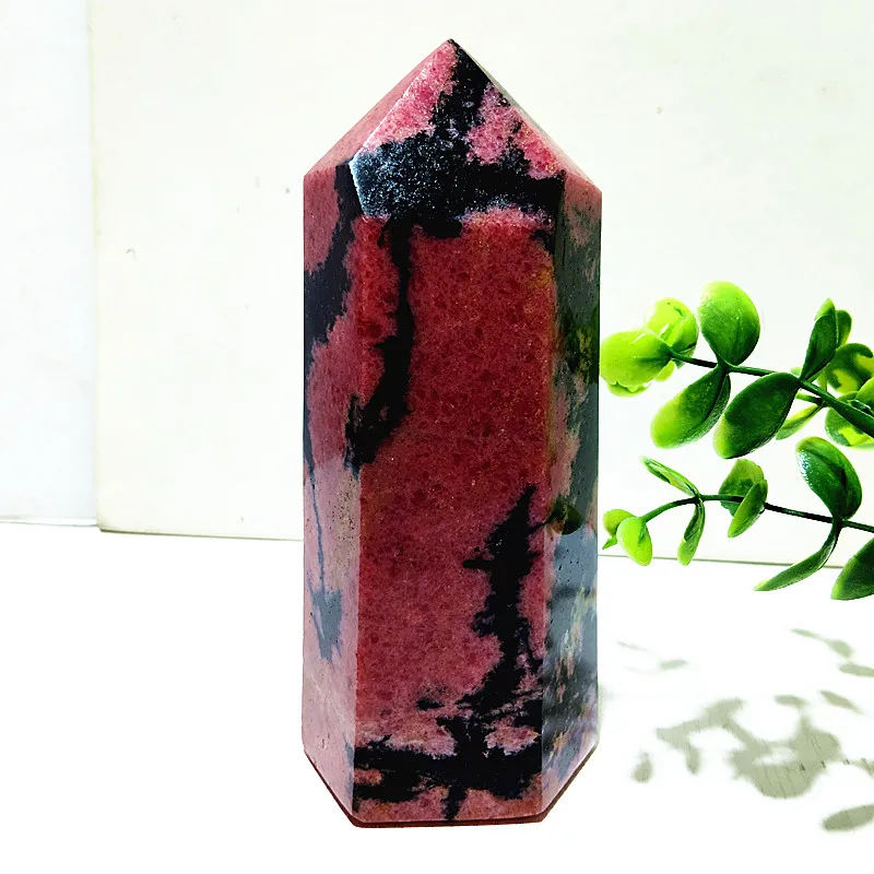 Natural Pretty Rose Quartz Stones Tower Wand Point Energy Meditation Spiritual Healing Feng Shui Crystals Room Decortion