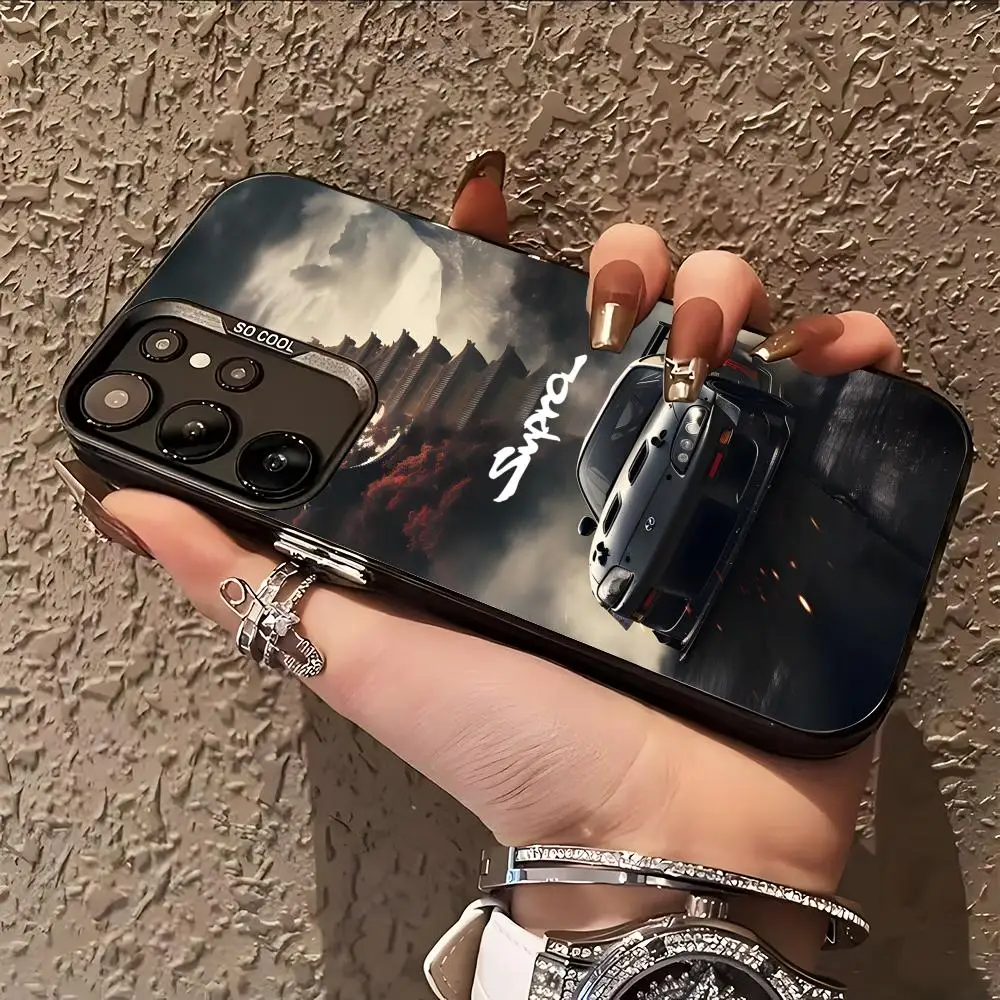 Car S-Supra Phone Case for Samsung Galaxy S26 S25 S24 S23 S22 S21 S20 Note20 Plus Ultra Colorful Silver Cover view 3