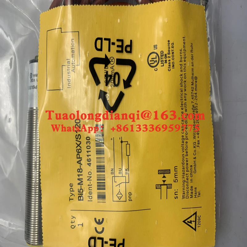 

Совершенно новый оригинальный сток на складеBI5-M18-AP6X/S120 NI8-M18-AP6X/S100 BI5-M18-AP6X/S100 новый оригинальный датчик приближения на складе