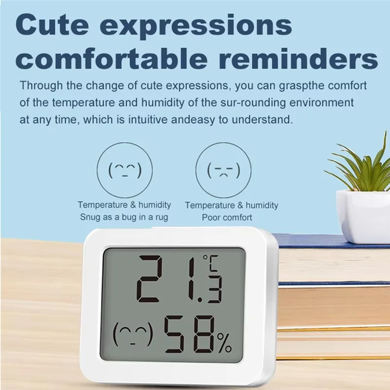 ABGI-Tuya Zigbee مستشعر درجة الحرارة والرطوبة الذكي لمراقبة الرطوبة لمساعد Alexa Google