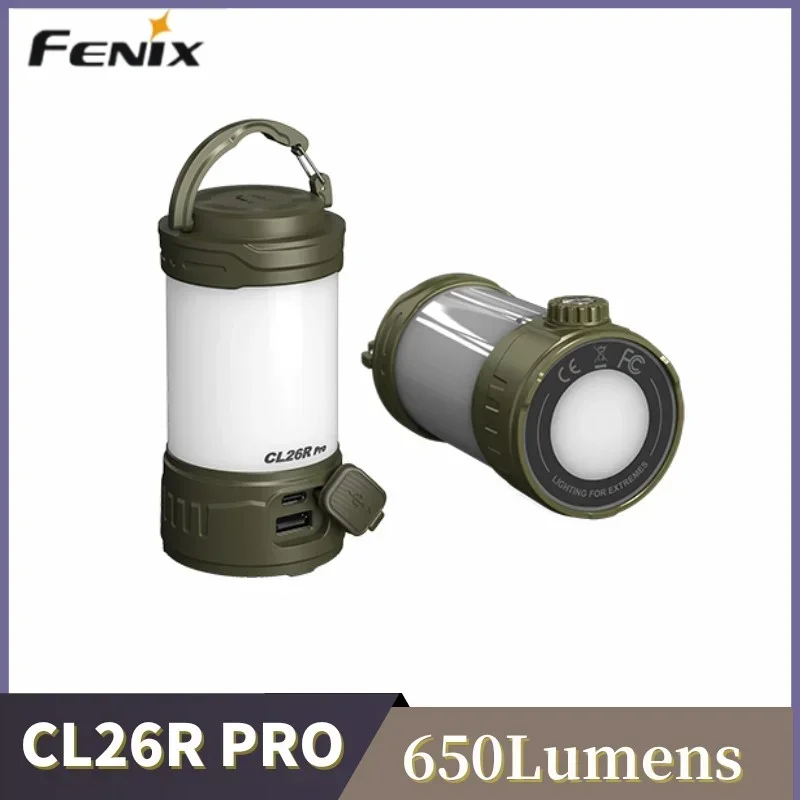 Многофункциональный портативный фонарь для кемпинга Fenix CL26R PRO, 5000 люмен, Type-C, перезаряжаемый аккумулятор мАч с блоком питания