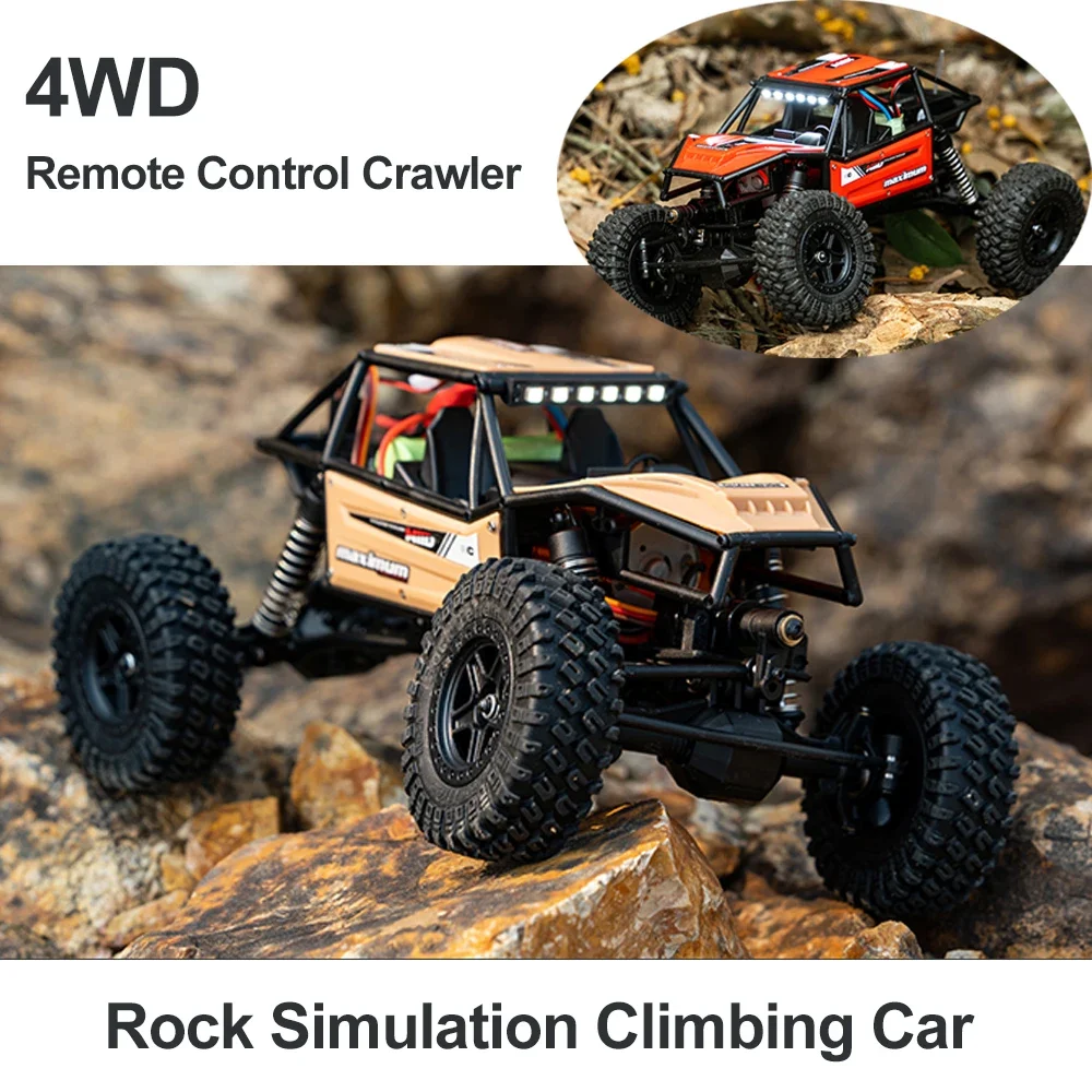 JJRC C8808 RC Car 1:18 4WD Off-Road Truck Alloy All Terrain Climbing Cars Remote Control Car Toy Gifts for Boys