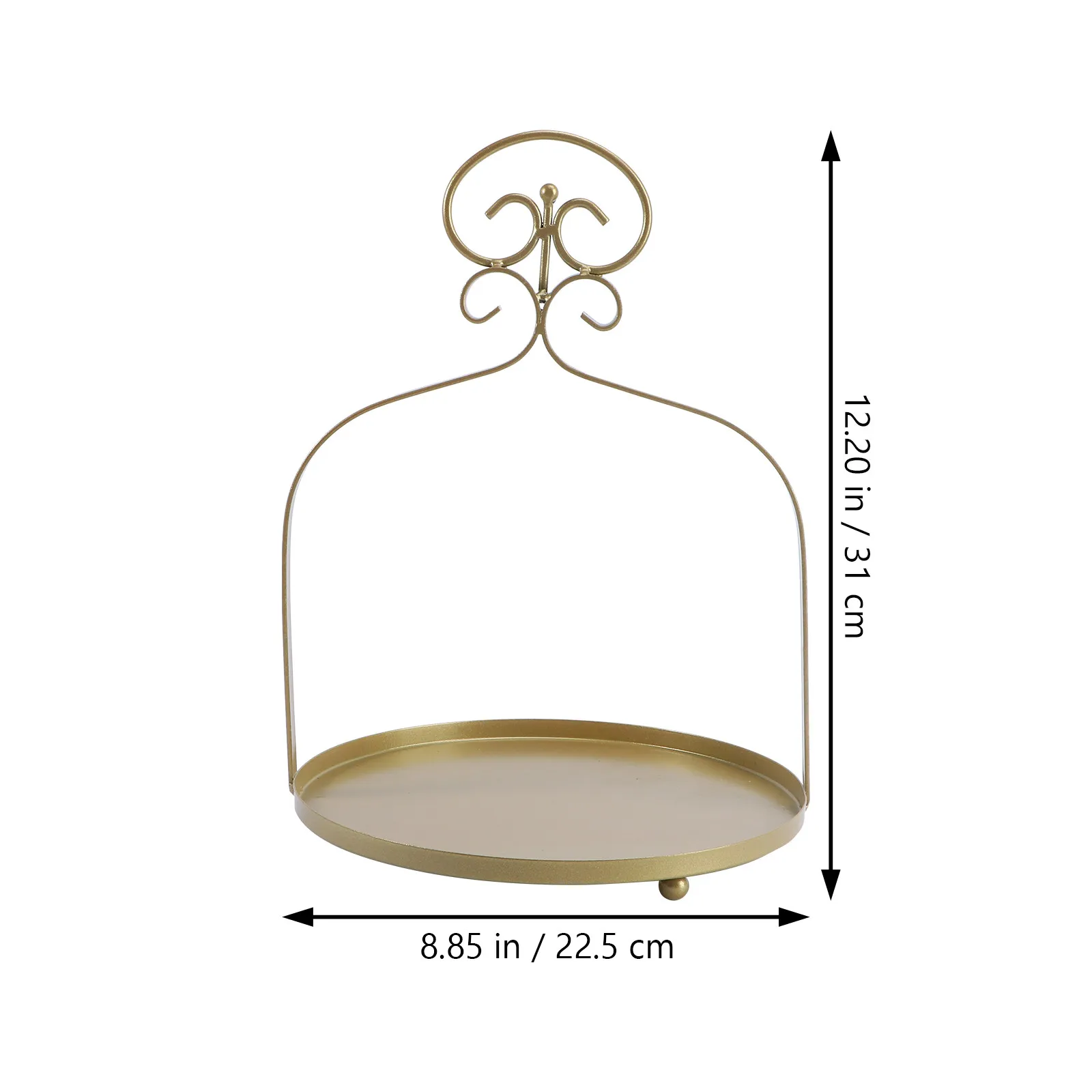 Strong Iron Dessert Display Stand for Cakes, Snacks & Wedding Dessert Table – Rustic Cake Rack Shelf