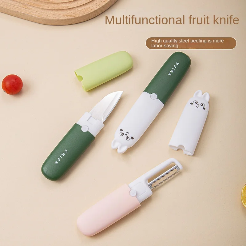 Multi-use paring knife student dormitory office multifunctional apple peeling portable melon shaving multifunctional fruit knife