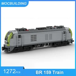 MOC Building Blocks BR 159 - Eurodual Captrain Version Train Model DIY Assembled Bricks Educational Collect Toys Gifts 1272PCS