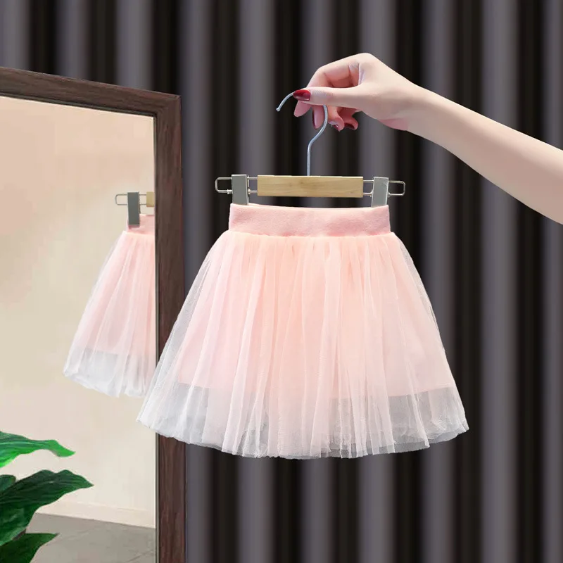 2026 Girl Elastic Ballet Dancewear Tutus Mini Skirt For Birthday Party Dance Tulle Tutu Skirt for Kids Princess 2-8Y Girls
