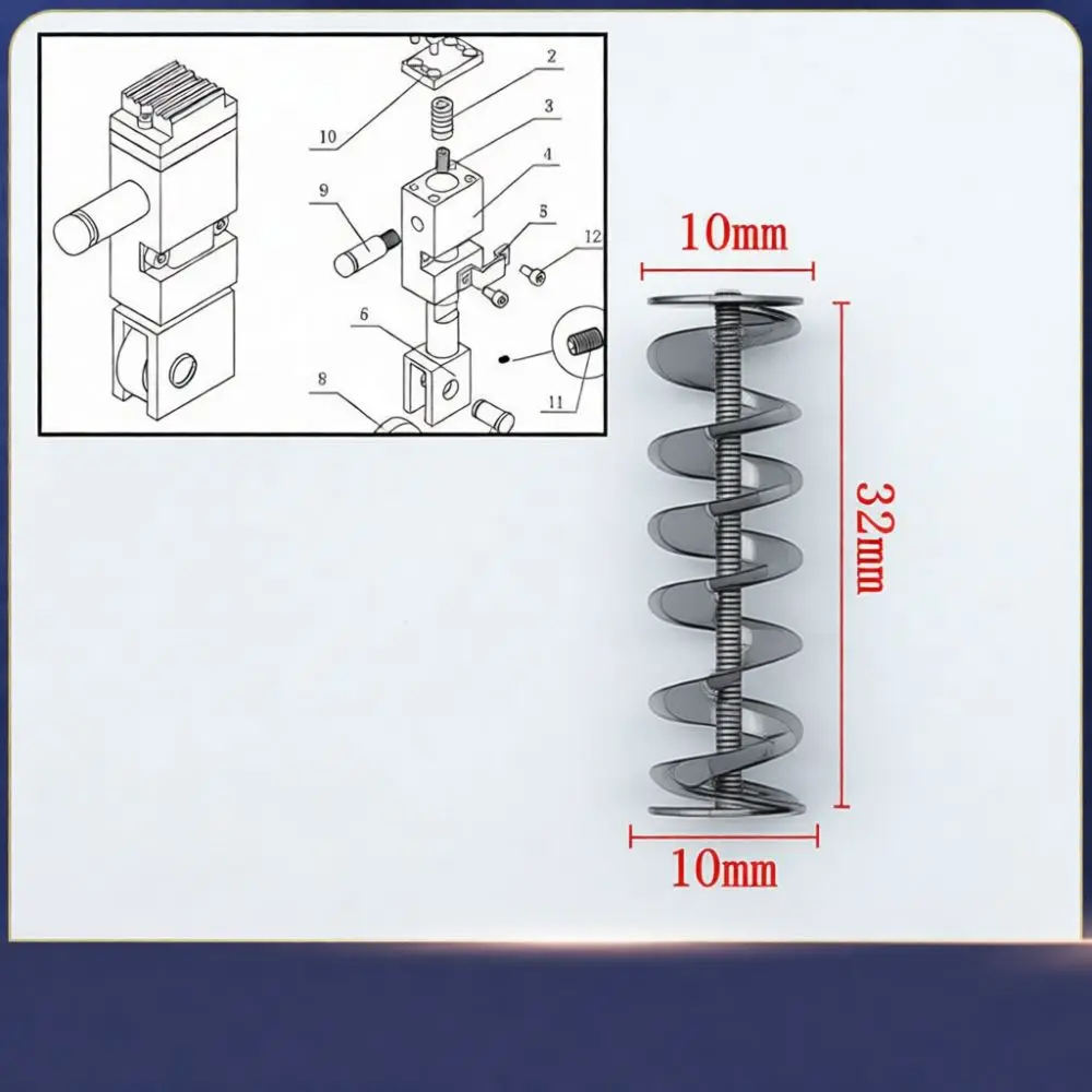 Precision Engineered Tension Spring For Kamei Automatic Strapping Machine Industrial Packaging Hardware Replacement Spare Parts