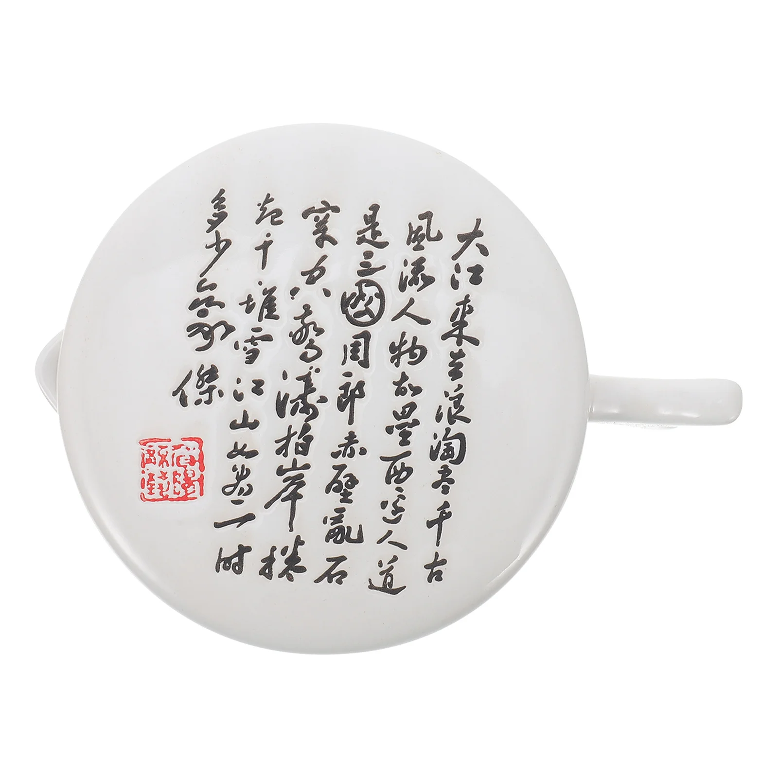 

Students Stationery Ink Grinding Stone Traditional Inkstone Useful Calligraphy with Cover