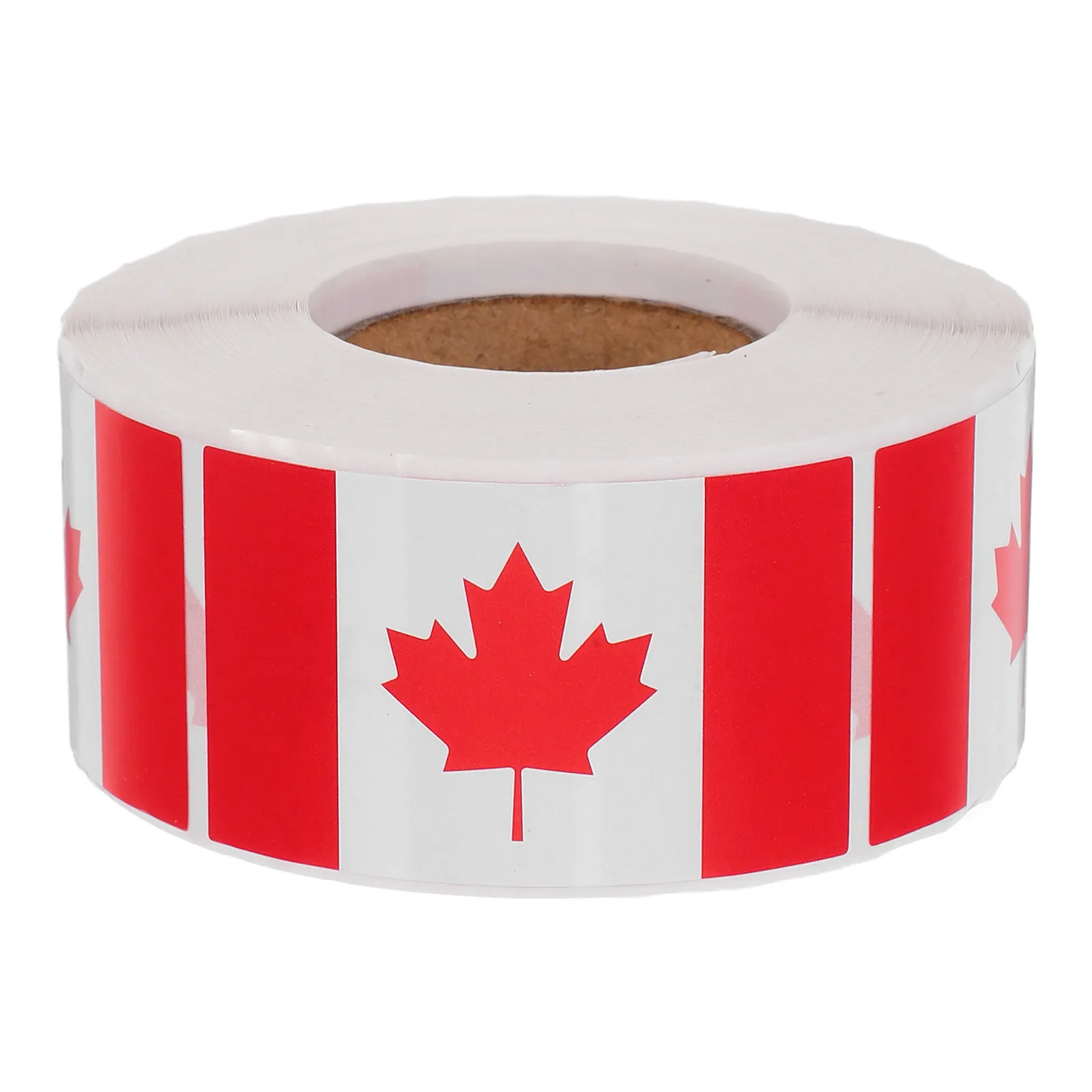 Canada Flag Decals High Quality Weather Resistant Maple Leaf Stickers for Water Bottles Laptops Cars Books Journals Suitcases view 4