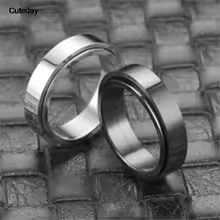 Anti Stress Anxiety Fidget Spinner Couple Rings