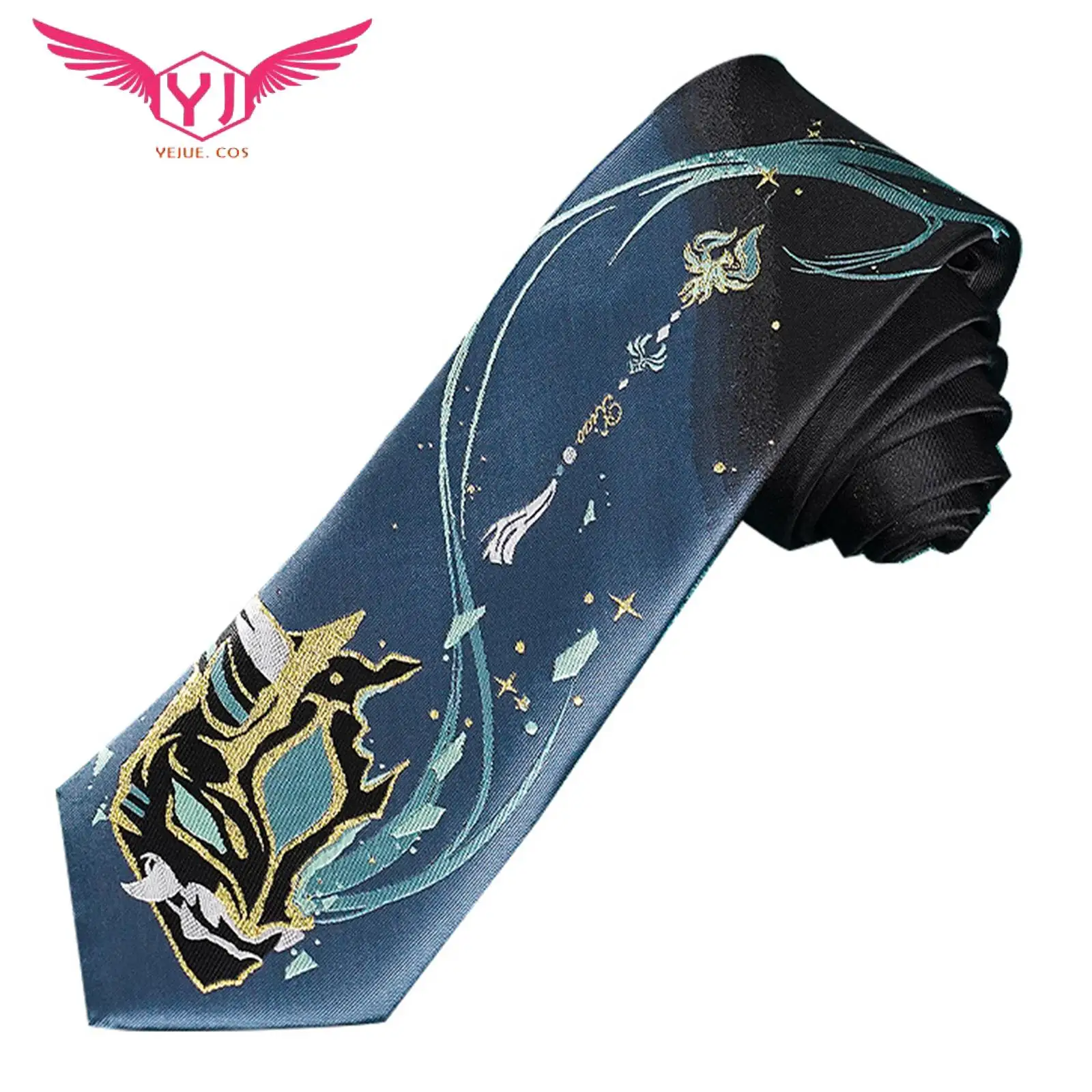 Genshin Impact Cosplay Accessoires Hals Stropdas Bowtie Zhongli Morax Barbatos Xiao Beelzebul Jk Lolita Vlinderdas Voor Halloween Prop