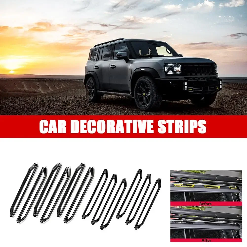 Chery Jetour T2 Car Luggage Rack Patch Charming Accessories  Automobile Decorative Stickers N0U0