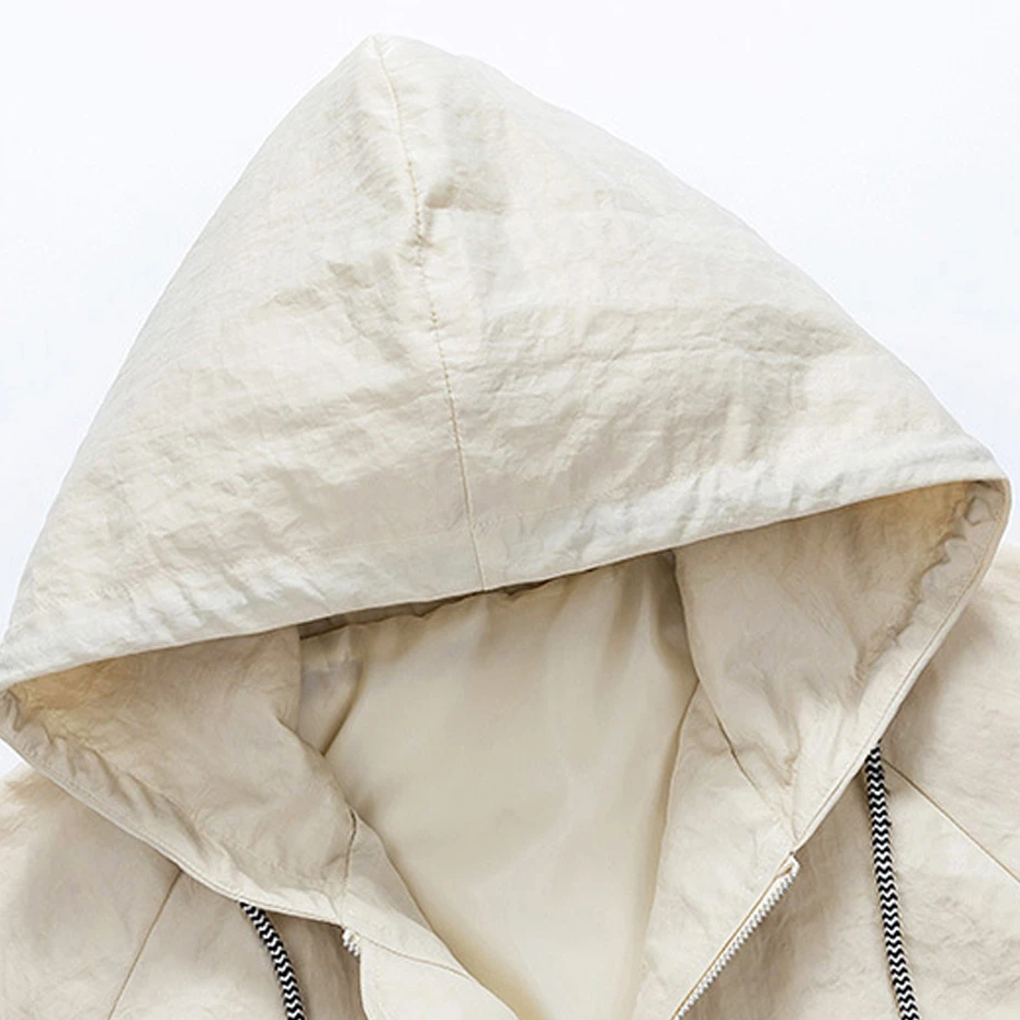 Windbreaker Jacket Men 8XL Plus Size Cargo Jacket Coat Male Fashion Casual Hooded Outerwear Camp Jackets Big Size 8XL