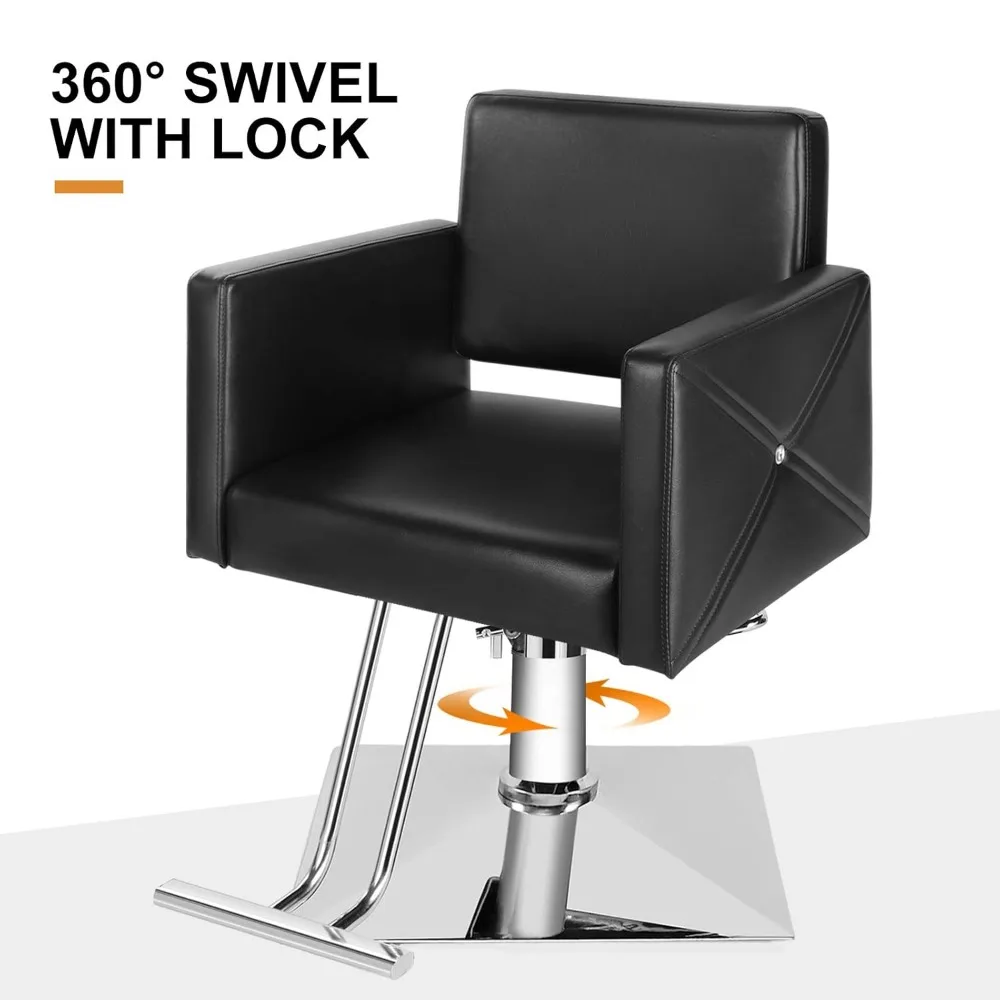 Salon Chair for Hair Stylist, Stylist Chair with Heavy Duty Hydraulic Pump, 360 Degrees Rolling Swivel Spa Beauty