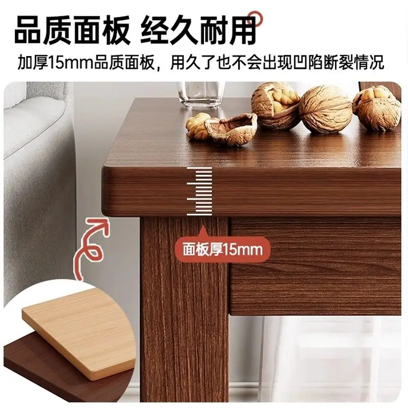 Couch Side Several Antique Double-layer Side Cabinets Side Cabinets Small Shelves Living Room Home Simple Bedroom Small