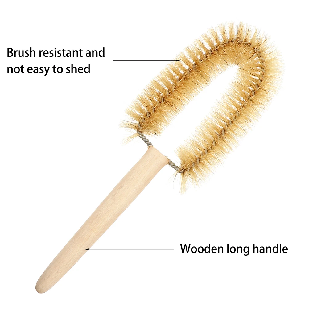 5 قطع من كوب الفرشاة للتنظيف لتجربة المختبرات، متعددة الأغراض بمقبض