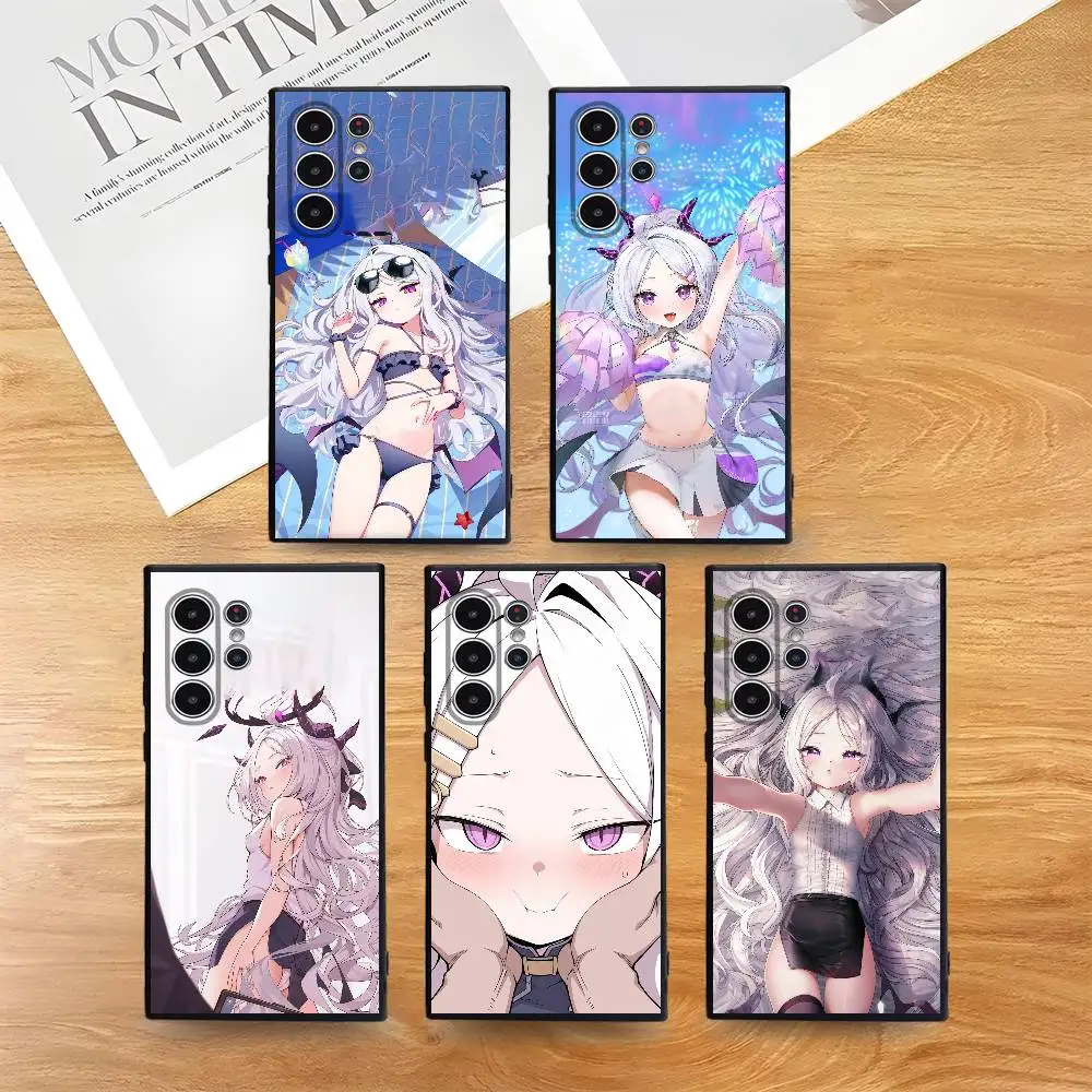 

Sorazaki Hina Blue A-Archive Phone Case For Samsung Galaxy S25 S24 S22 S23 Ultra S21 S20 Plus 5G Frosted Non-Slip Soft Cover