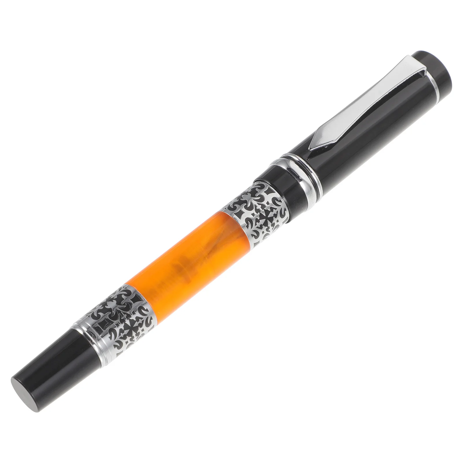 

Dual Color Metal Fountain Pen Acrylic Ink Pen for Office School Writing Practice Student Calligraphy Stationery