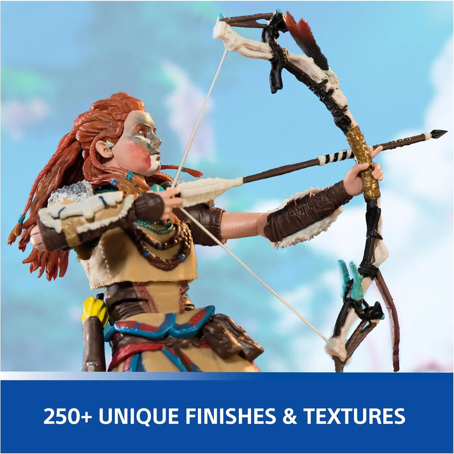 PlayStation Horizon Forbidden West, Deluxe 6” Aloy Action Figure with 15 Accessories, for PS5 Fans & Collectors Ages 17+