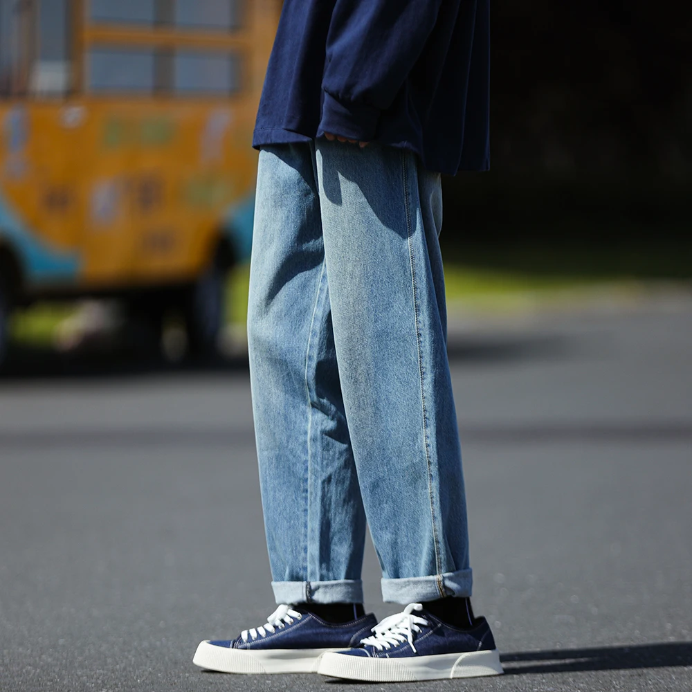 

Мужские джинсы American Sle: Новые, модные, свободные, широкие, прямые, зауженные, для весны и осени, в стиле High Street