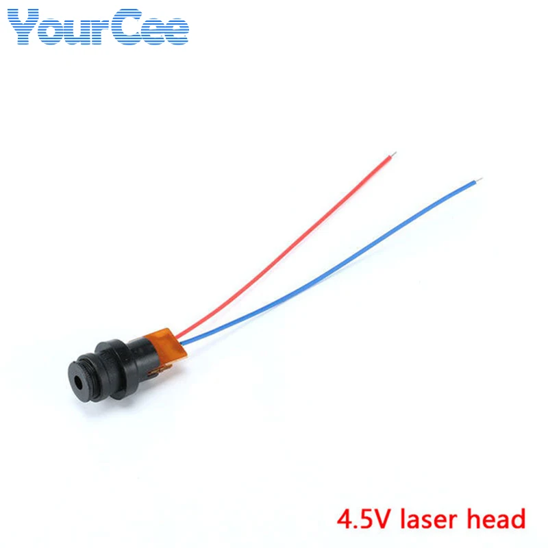 2pcs 650nm 5mW Red Point/Line/Cross Laser Module Head Glass Lens Focusable Focus Adjustable Laser Diode Head Industrial Class