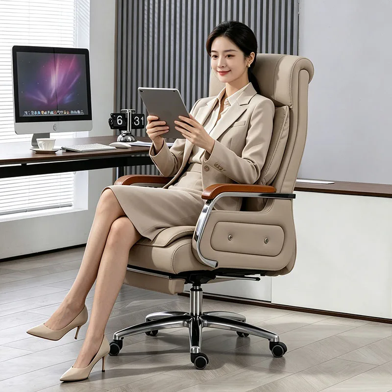 Comfortable Swivel Office Chair Conference Modern Lounge Computer Office Chair Nordic Relaxing Sillas De Oficina Home Furniture