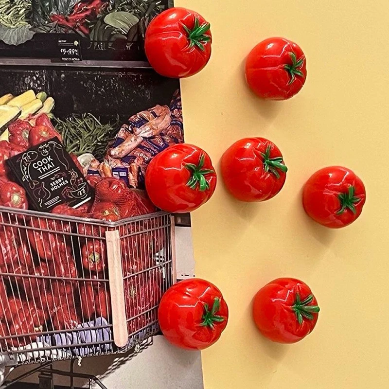 6pcs Refrigerator Magnet Red M - огляд і ціна Commercial Kitchen Layout
