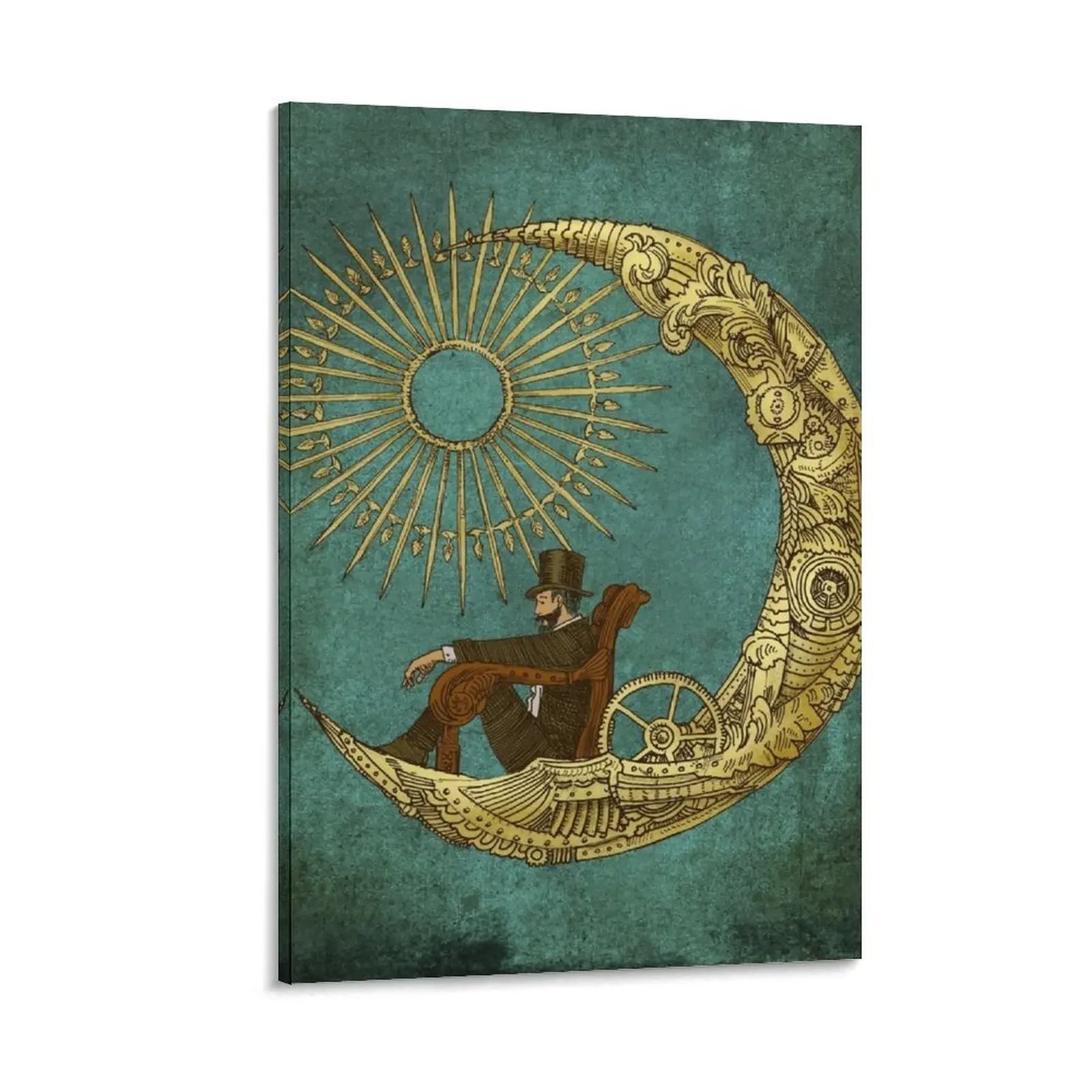 

Moon Travel Canvas Painting posters anime office decoration decorative pictures for living room