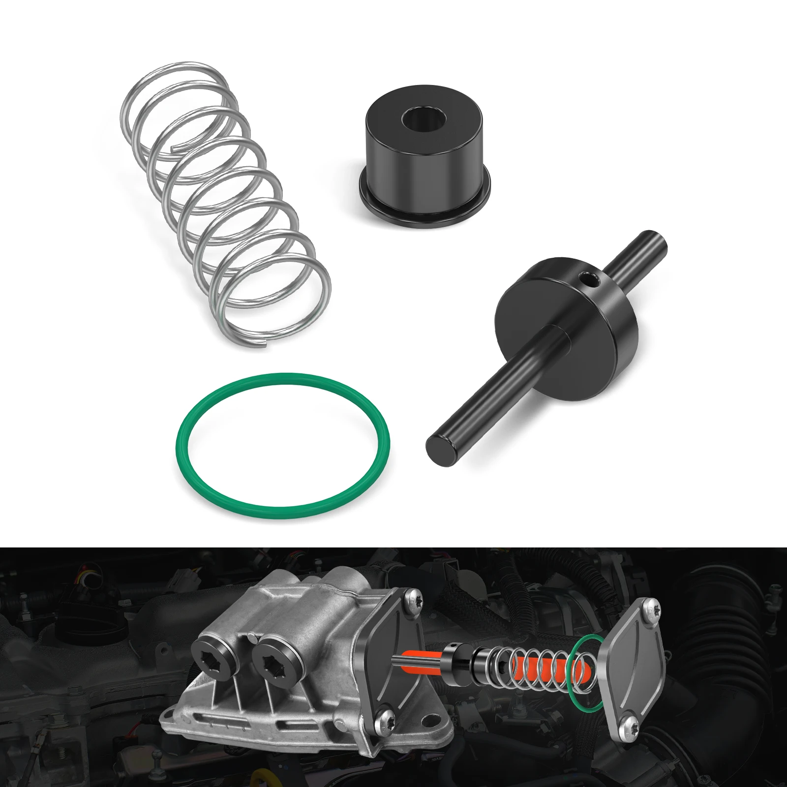 

BEVINSEE Low Temperature Oil Thermostat for BMW N54 N55 E60/E61/F10/F11 535i 535xi,E90/E91/E92/E93/F30 335i 335xi,Z4 E89 35i