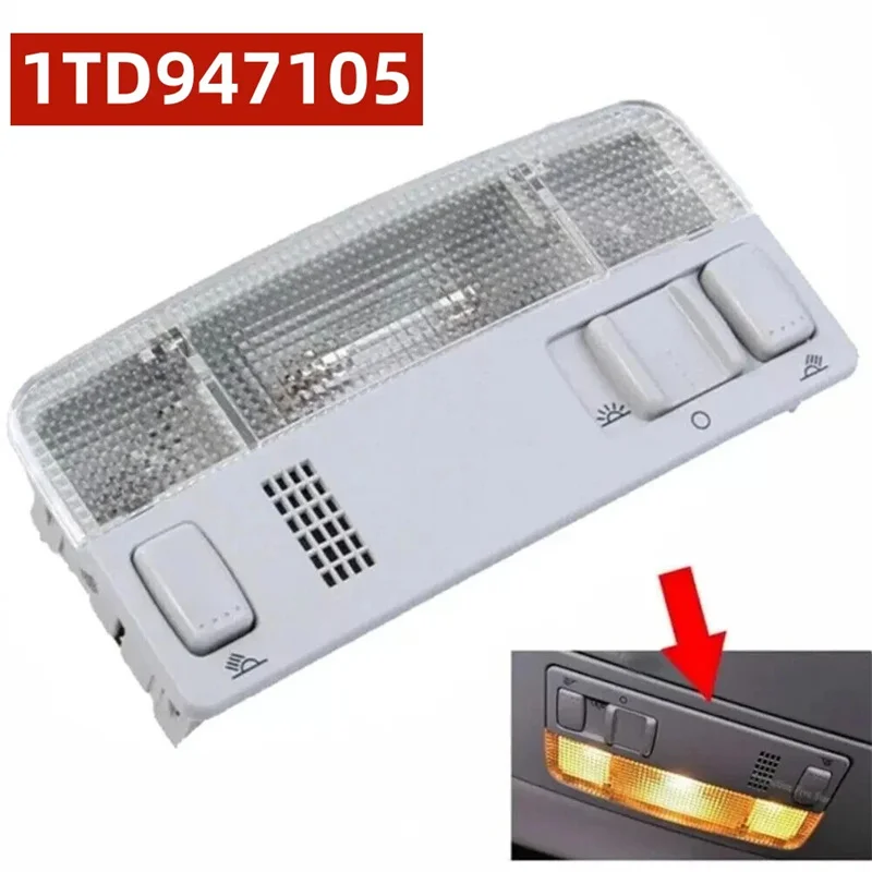 

1TD947105 Interior Reading Light Dome Lamp For VW Passat B5 Golf MK4 Bora Polo Caddy Touran Octavia Fabia 3B0947105 1TD 947 105