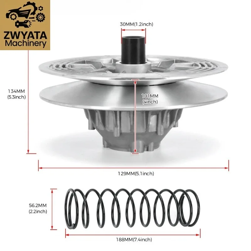 secondary clutch for Bombardier ATV 400 450 CanAm Outlander Renegade Maverick Commander 1000R 4X4 420280173 420280176 420280178