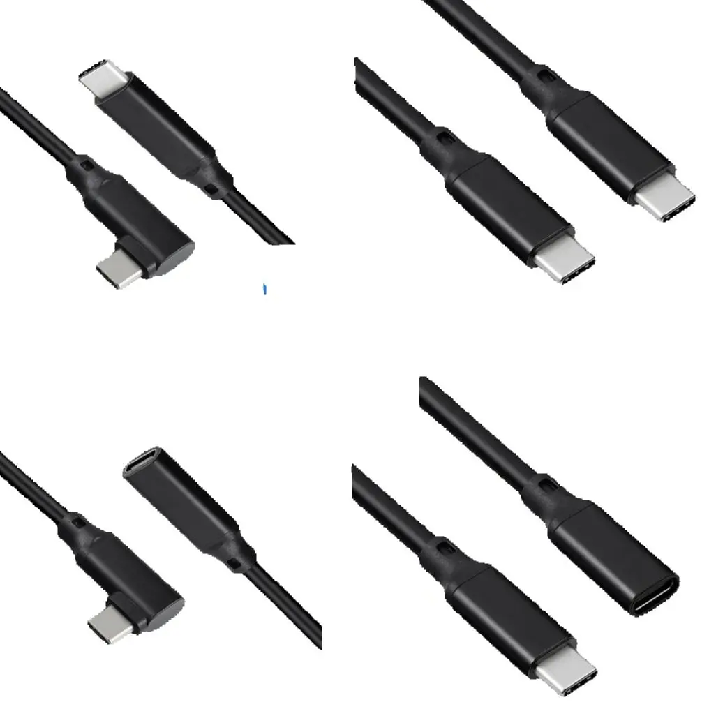 20Gbps Gen2 3 Type-C USB 3.1 Male To USB-C Female Extension Data Charging Cable Extender Cord Reversible Design 0.2m 1m 3M 5m