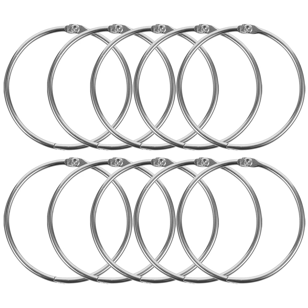 

20pcs Shower Bath Metal Rings 360 Rotate Home Decor Drapery Shower Curtain Rings Hooks Accessories