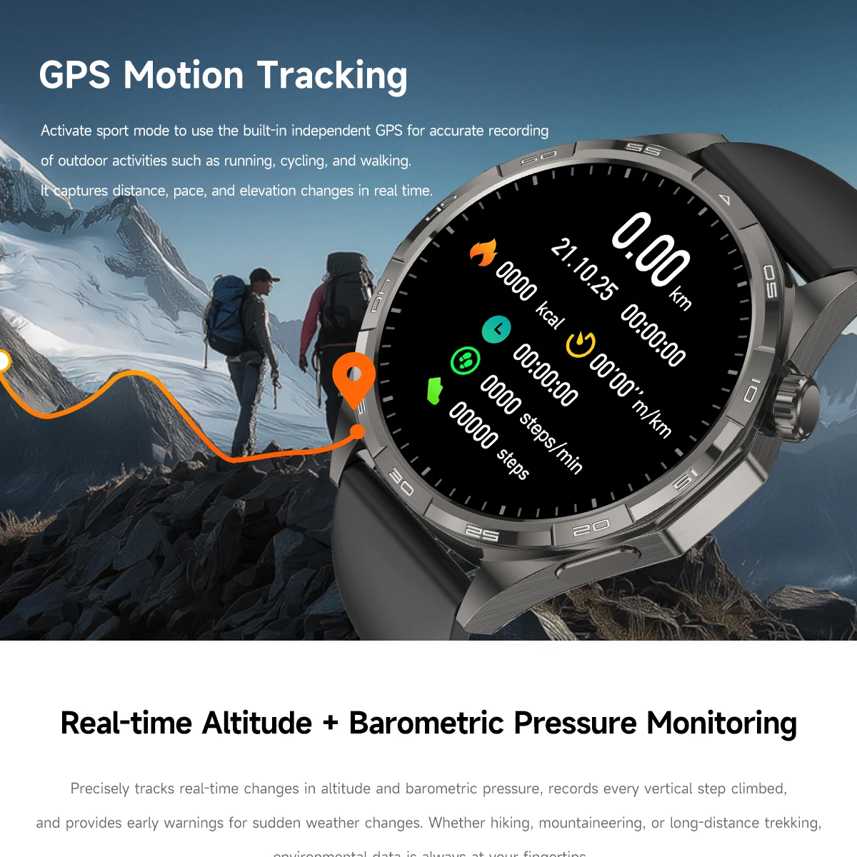 Watch 6 PRO Smart Watch Men Women AMOLED Screen Bluetooth Call GPS Trajectory NFC Heart Rate Compass SmartWatch Christmas Gift