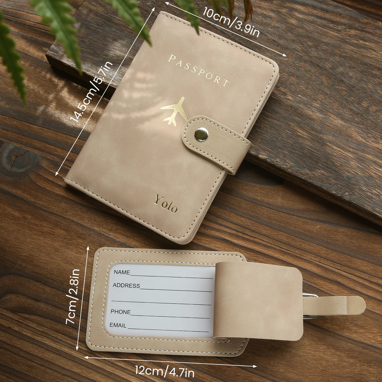 Custom Name PU Leather Passpor - Travel Accessories Overseas 评论和价格