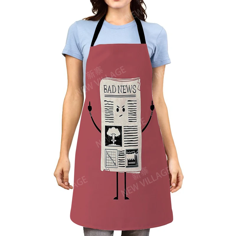 Aesthetic Women kitchen apron kids original Children Waterproof girl princess waiter work apron oil proof cartoon kawaii cute