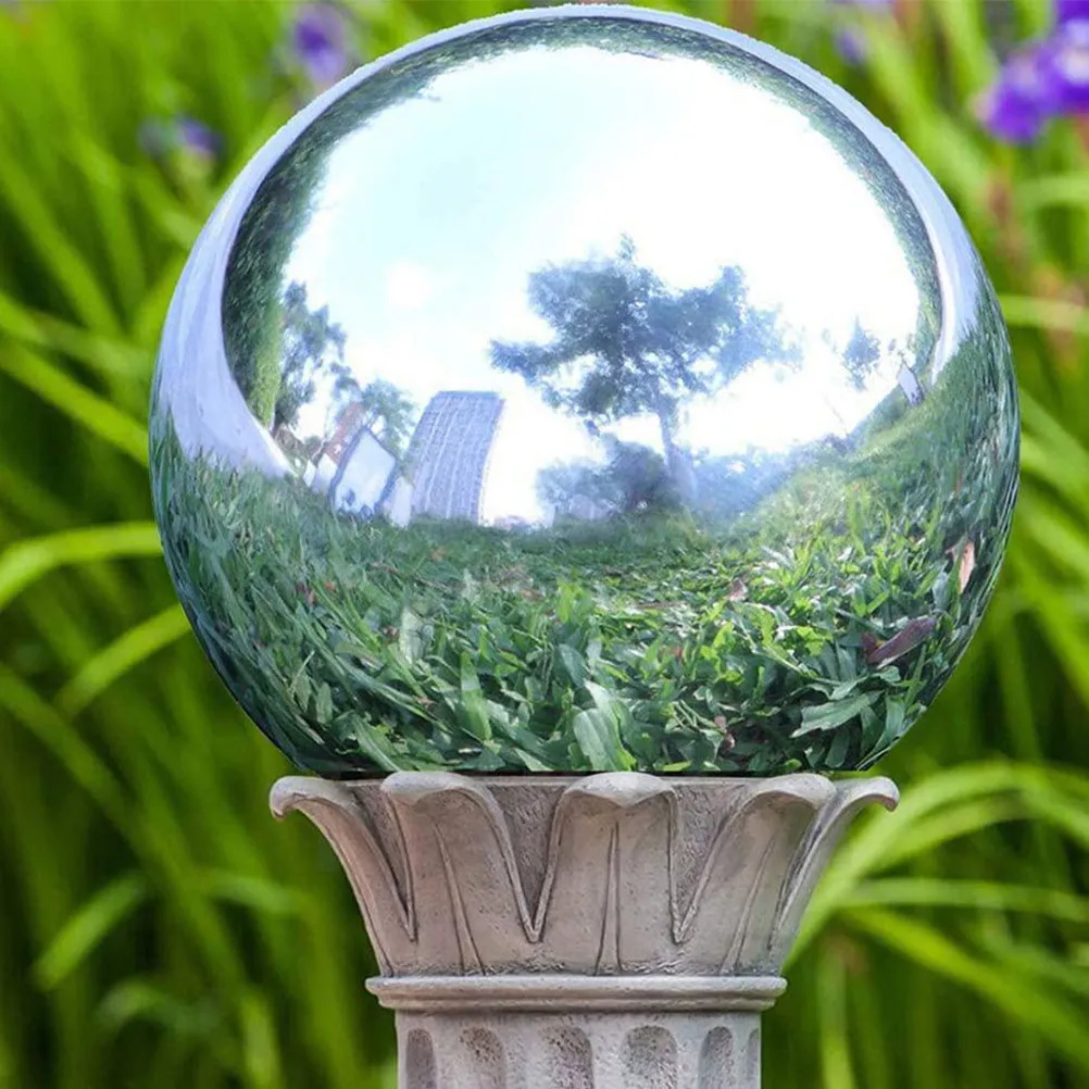 

Набор из 5 шаров из нержавеющей стали с зеркальной полировкой, светоотражающие, для сада, улицы и дома, декоративные, всепогодные