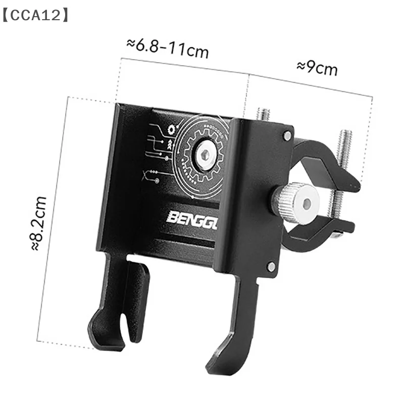 

〔CCA12〕Bike Phone Holder 360 Rotation Bicycle Phone Holder For 4.7-7.0 Inch Devices Motorcycle Handlebar Mobile Phone Stand
