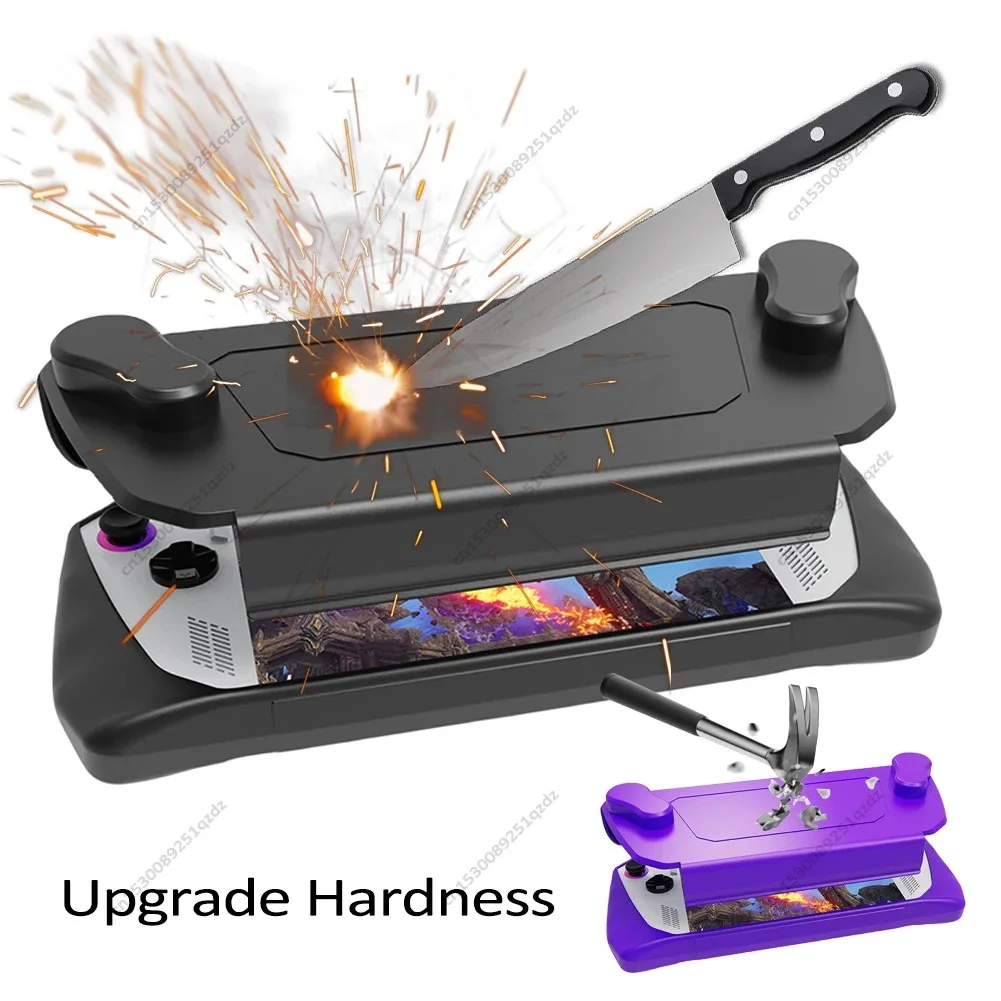 Capa protetora para console Rog Ally, tampa frontal removível com Kickstand, acessórios do jogo Shell