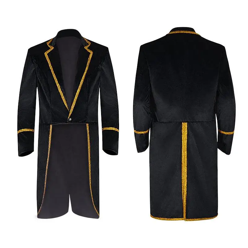 Medieval retro feminino smoking loween desempenho traje palco étnico roupas femininas verão 2023 sem marca registrada