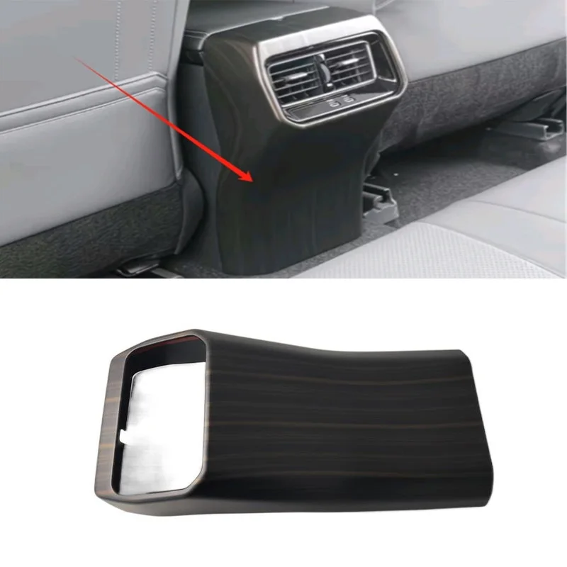 

1 шт. декоративная накладка на задний воздуховод из АБС-пластика с текстурой дерева для Toyota RAV4 RAV 4 MK6 2026 года