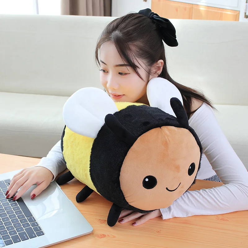 Cartoon Biene Tier Plüsch Hummel Puppe Kawaii Sieben Sterne Marienkäfer Sofa Kissen Büro Rest Kissen Bürostuhl Kissen Geschenk