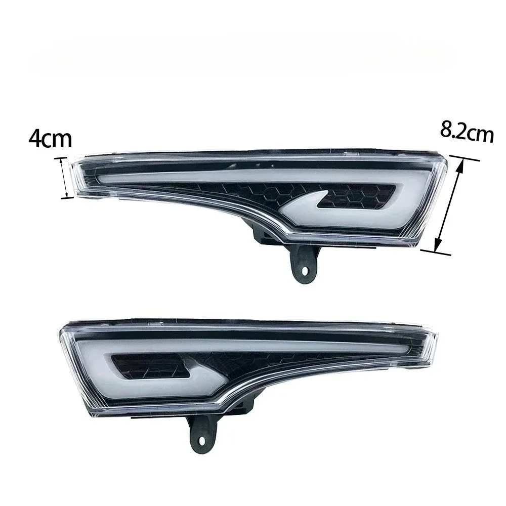 Car DRL For Nissan Altima Teana 2013 2014 2015 2016 Daytime Running Lights fog lamp cover With turn signal Daylight