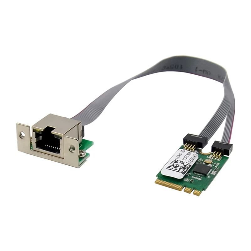 Hot TTKK 6X M.2 A+E KEY 2.5G Ethernet LAN Card RTL8125B Industrial Control Network Card PCI Express Network Adapter