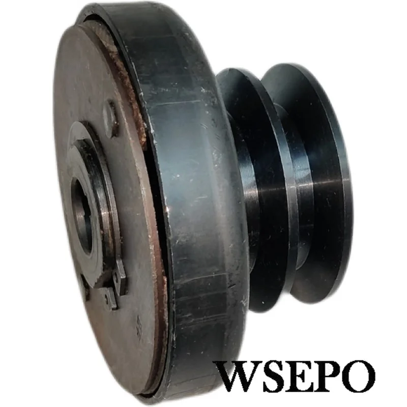 OEM Quality! Double Groove Belt Pulley Centrifugal Clutch Fits168F 170F GX160 GX200 225 230 Gas Engine with Key Shaft